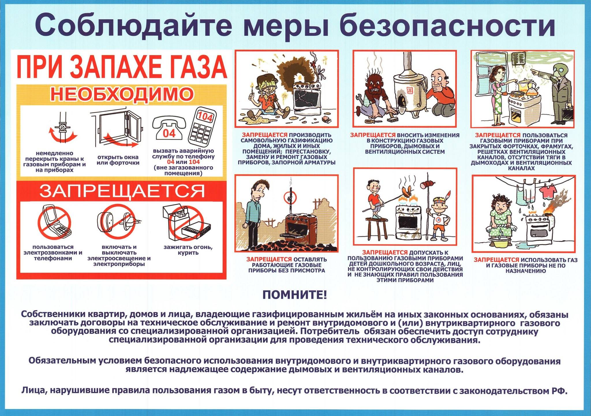 Правильная эксплуатация газового оборудования – залог безопасности.